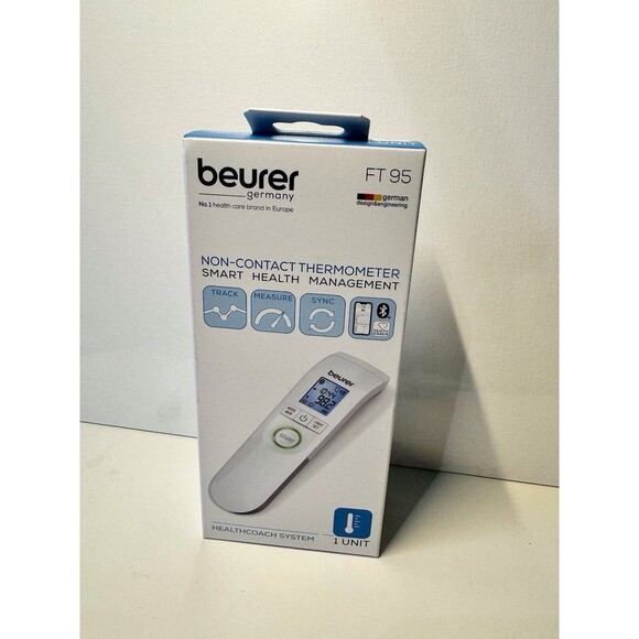 Beurer Bluetooth Non-Thermometer Forehead Object RoomTemperature High Accura.New - Picture 1 of 4